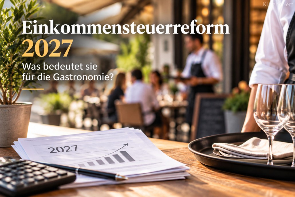 Einkommensteuerreform 2027 - Was bedeutet sie für die Gastronomie?