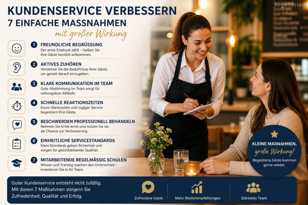 Kundenservice verbessern - 7 einfach Massnahmen