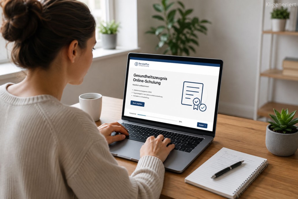 Das Gesundheitszeugnis online am PC beantragen
